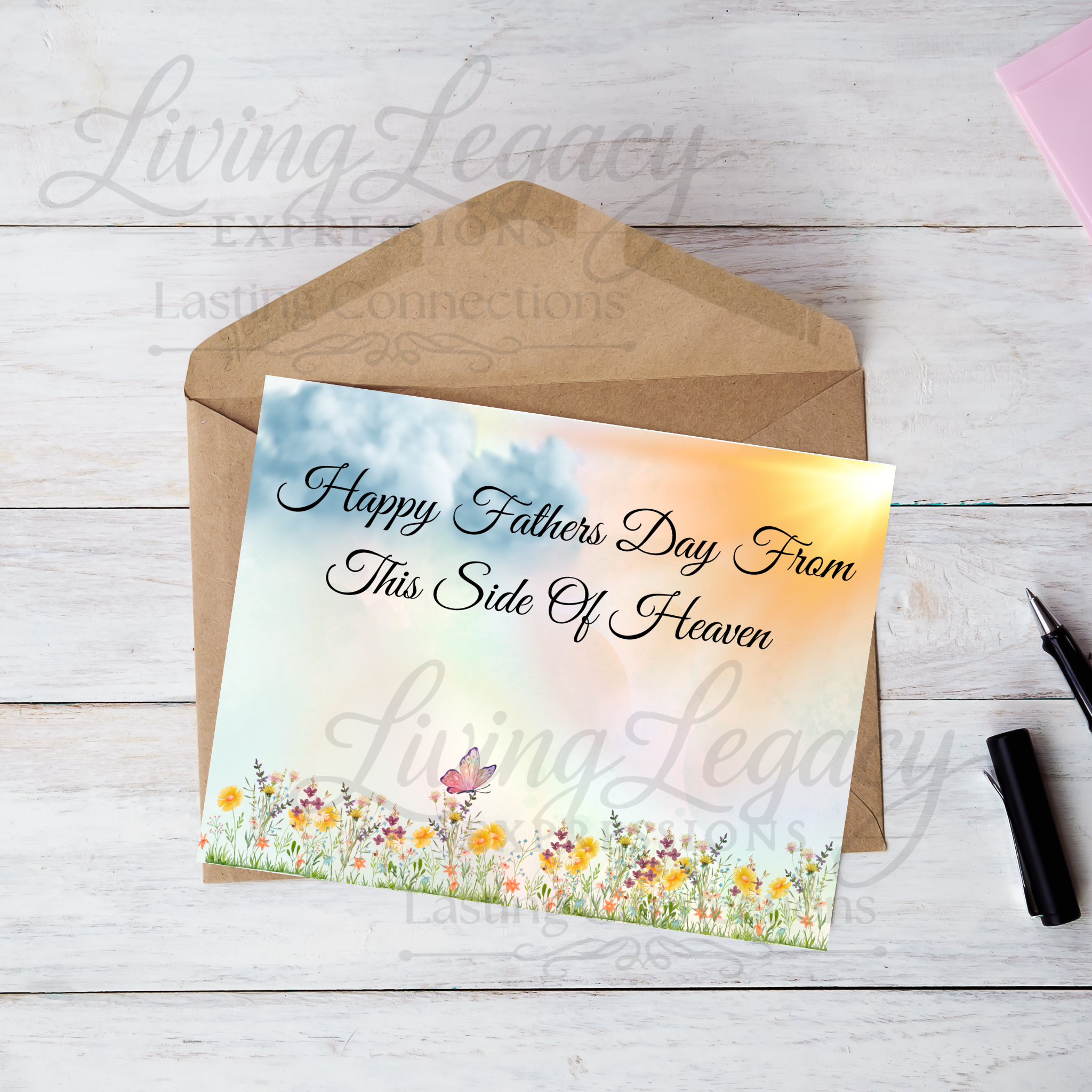 Father’s Day Remembrance Card – From Your Son, From This Side of Heaven