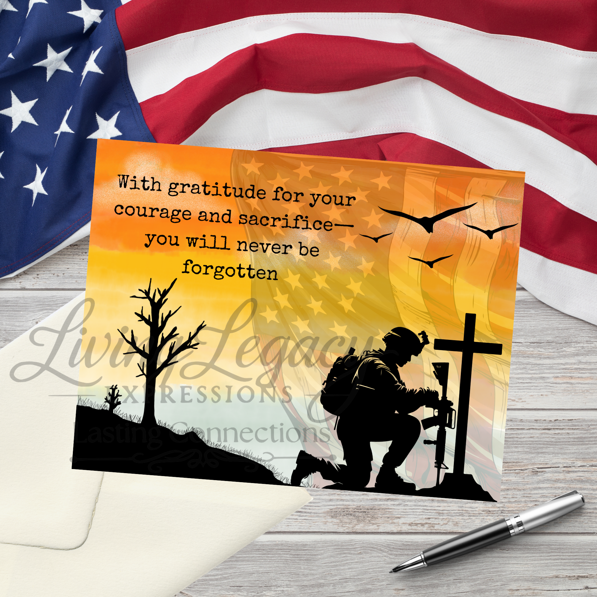 Memorial Day Remembrance Card – Honoring Their Memory