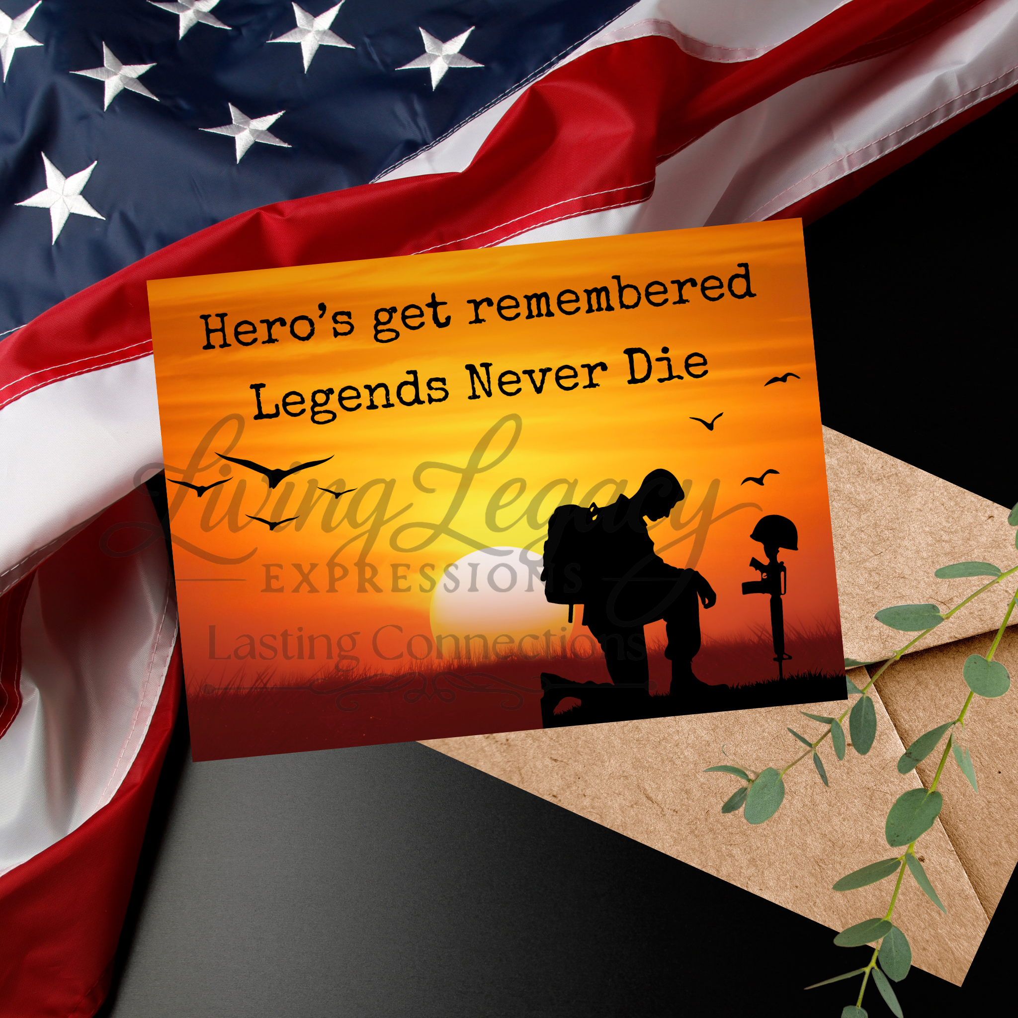 Veterans Day Remembrance Card – Honoring Their Sacrifice